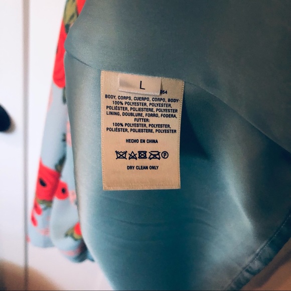 Anthropologie Paper Crown Rifle Paper Poppy Dress - Picture 4 of 4